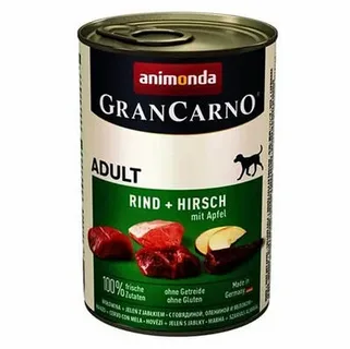 ANİMONDA GRANCARNO ELMALI GEYİKLİ YETİŞKİN KÖPEK KONSERVESİ 400G