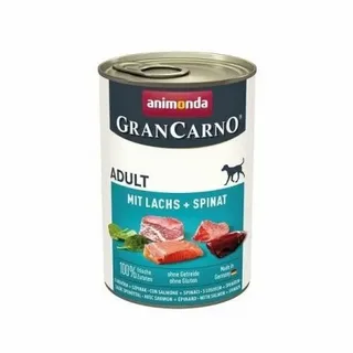 ANİMONDA GRANCARNO ISPANAKLI SOMONLU YETİŞKİN KÖPEK KONSERVESİ 400G ANİMONDA GRANCARNO ISPANAKLI SOMONLU YETİŞKİN KÖPEK KONSERVESİ 400G