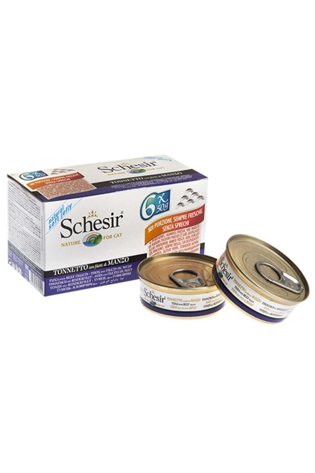 C106 Multipack Ton Balıklı ve Biftekli Kedi Yaş Maması 50 Gr x 6 Adet C106 Multipack Ton Balıklı ve Biftekli Kedi Yaş Maması 50 Gr x 6 Adet