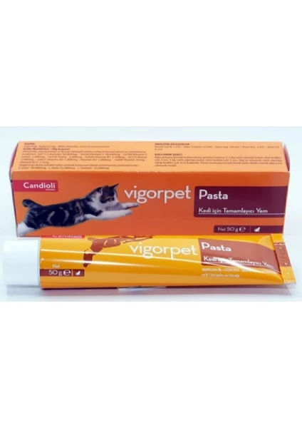Candioli Candıolı Vigorpet Pasta Kediler İçin Tamamlayıcı Yem 50 gr Candioli Candıolı Vigorpet Pasta Kediler İçin Tamamlayıcı Yem 50 gr