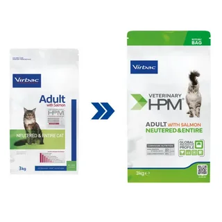 CAT ADULT WITH SALMON NEUTERED & ENTIRE 7KG CAT ADULT WITH SALMON NEUTERED & ENTIRE 7KG