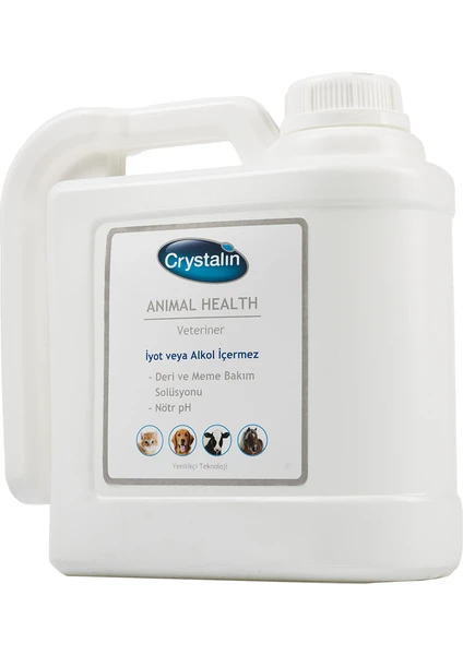 Crystalin Animal Health 5 Lt ( , Deri Ve Meme Bakım Solüsyonu & Dezenfektan) Crystalin Animal Health 5 Lt ( , Deri Ve Meme Bakım Solüsyonu & Dezenfektan)