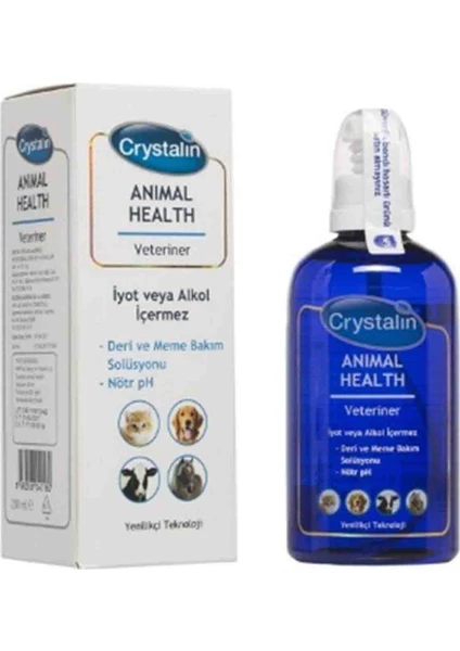 Crystalin Animal Health Yara Bakım Solüsyonu ve Dezenfektan 250ML Crystalin Animal Health Yara Bakım Solüsyonu ve Dezenfektan 250ML