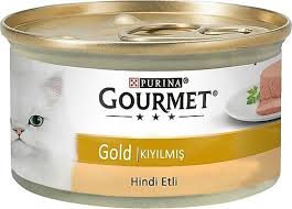 GOURMET GOLD KIYILMIŞ HİNDİLİ KEDİ KONSERVESİ 85GR GOURMET GOLD KIYILMIŞ HİNDİLİ KEDİ KONSERVESİ 85GR