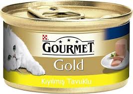 GOURMET GOLD KIYILMIŞ TAVUKLU YAŞ KEDİ MAMASI 85GR GOURMET GOLD KIYILMIŞ TAVUKLU YAŞ KEDİ MAMASI 85GR