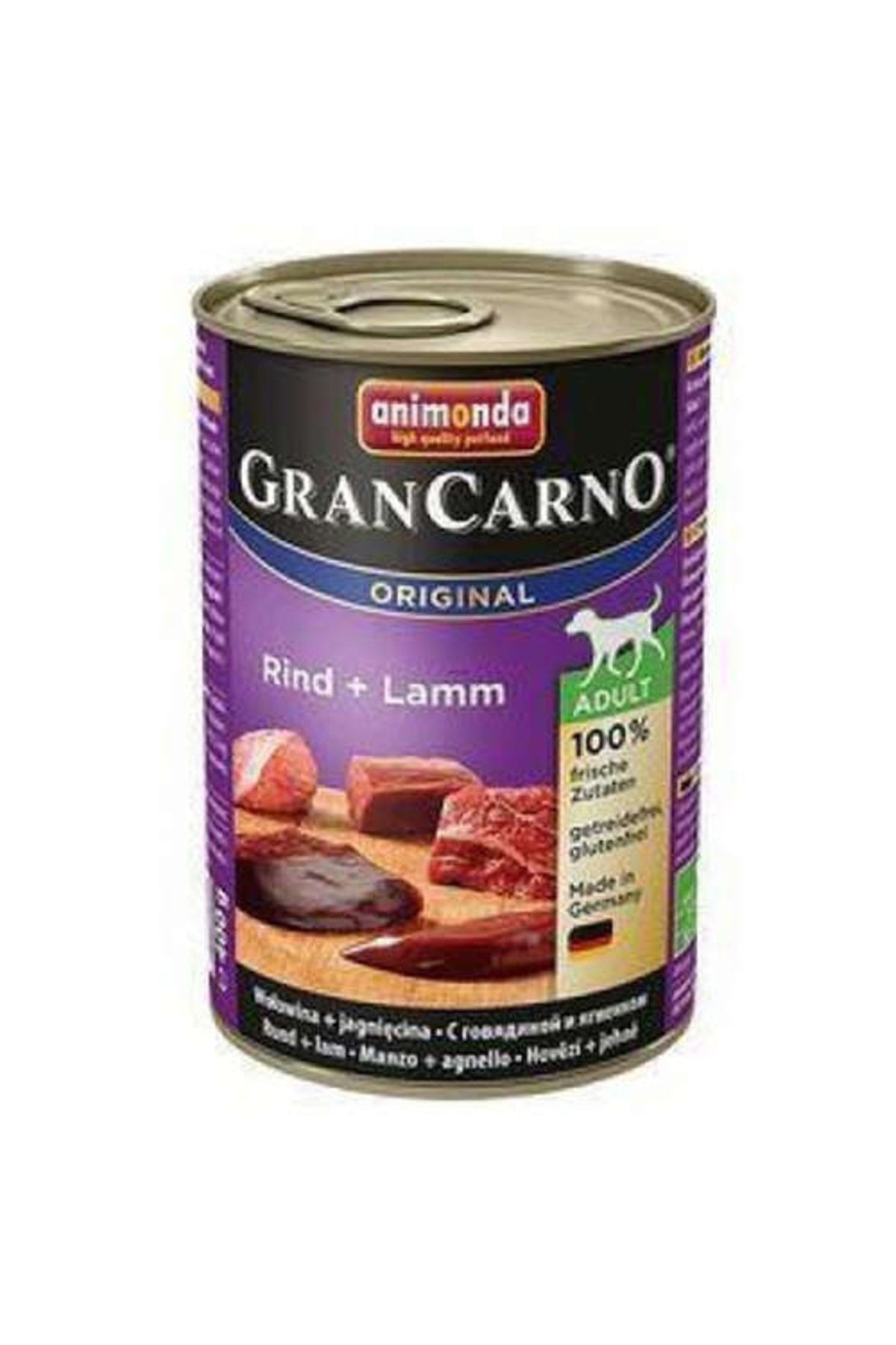 Grancarno Sığır Ve Kuzu Etli Köpek Konservesi 12 Adet X 400 gr