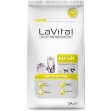 LAVİTAL SOMONLU YAVRU KEDİ MAMASI 1,5KG LAVİTAL SOMONLU YAVRU KEDİ MAMASI 1,5KG
