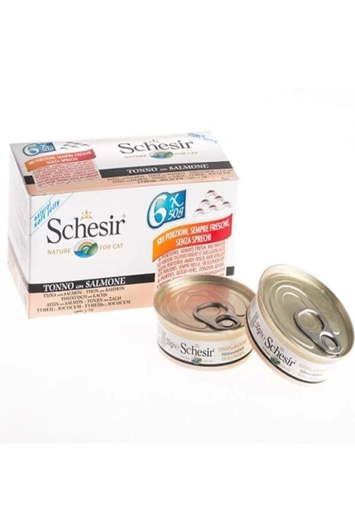 Multipack Somonlu Konserve Kedi Maması 6x50 Gr Multipack Somonlu Konserve Kedi Maması 6x50 Gr