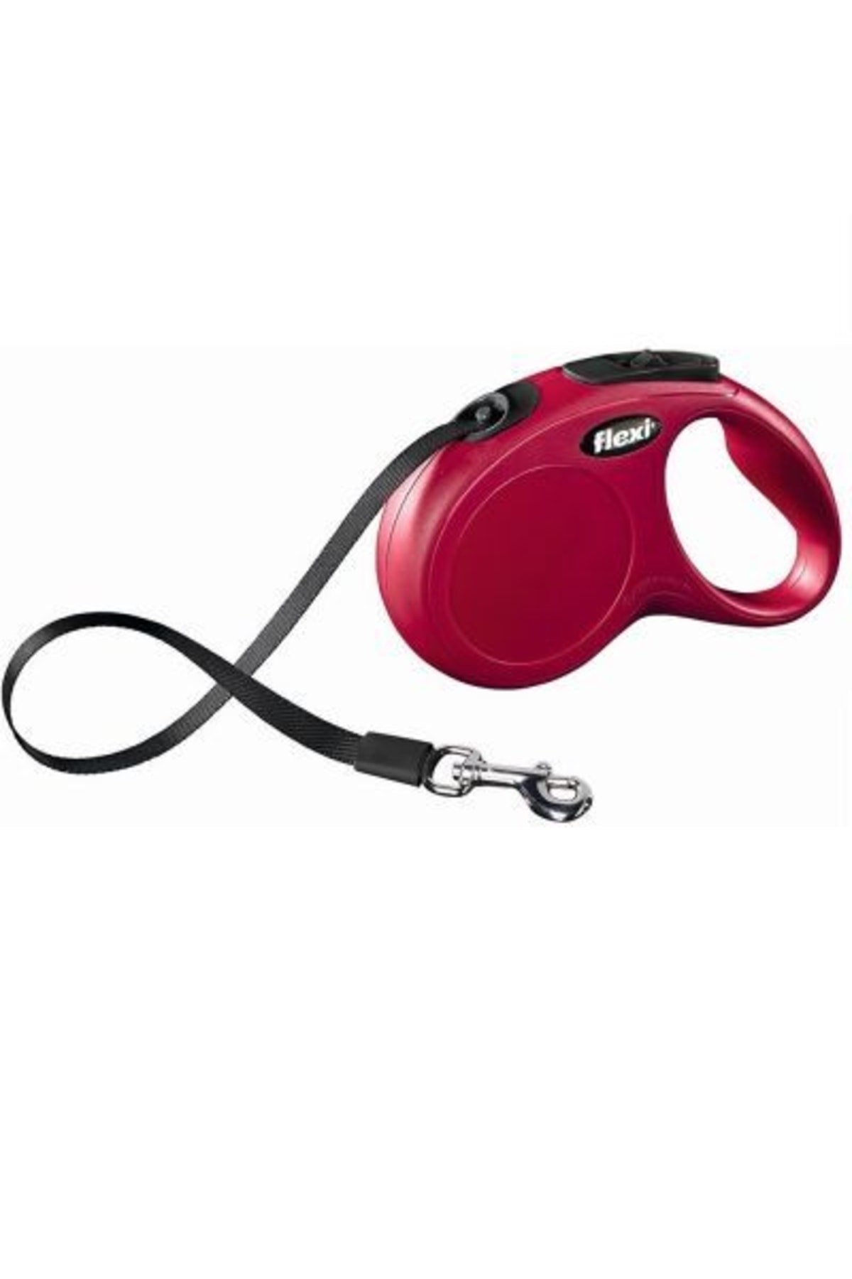 New Classic Kırmızı Otomatik Şerit Köpek Gezdirme Tasmasıxs