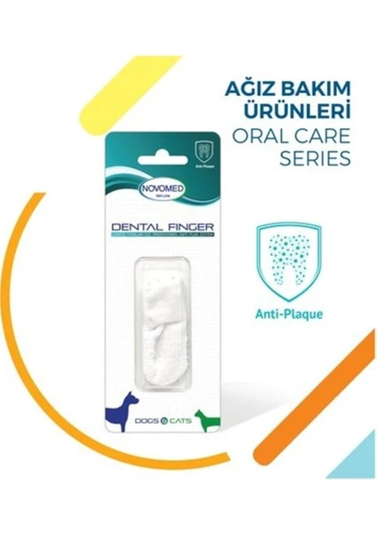 Novomed Vetline Dental Finger Köpek ve Kediler Için Diş Temizleyici Novomed Vetline Dental Finger Köpek ve Kediler Için Diş Temizleyici