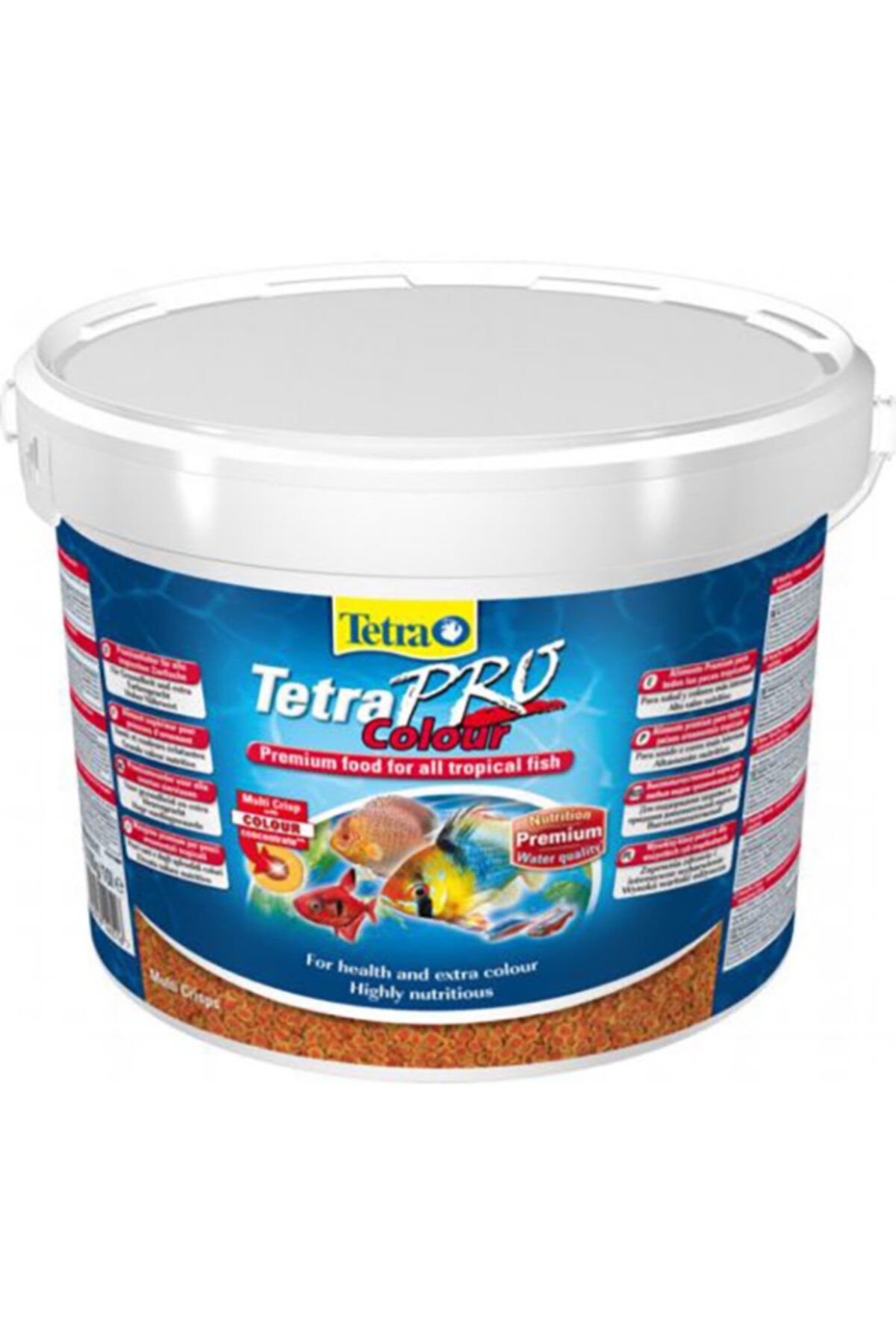 Pro Colour Cips 10 Litre Renklendiricili Kova Balık Yemi