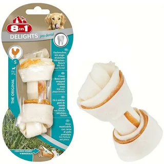 8IN1 DELİGHTS PRO DENTAL DİŞ SAĞLIĞI İÇİN KÖPEK ÖDÜL KEMİĞİ TAVUKLU S - 35GR