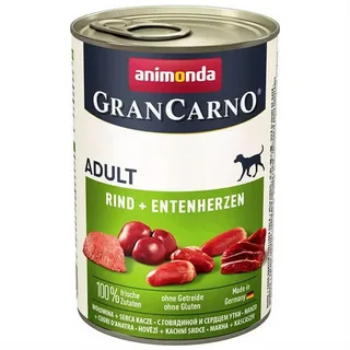 ANİMONDA GRANCARNO SIĞIRLI VE ÖRDEKLİ YETİŞKİN KÖPEK KONSERVESİ 400G