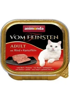 ANİMONDA VOM FEİNSTEN BİFTEKLİ VE PATATESLİ YETİŞKİN KEDİ KONSERVESİ 100G