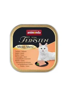 ANİMONDA VOM FEİNSTEN HİNDİLİ VE SOMONLU KISIRLAŞTIRILMIŞ KEDİ KONSERVESİ 100G