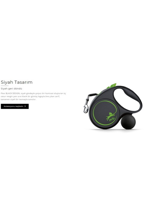 Black Design Şerit Uzayan Tasma