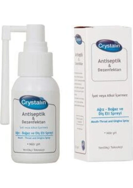 Crystalin Kedi Köpek Için Göz Kulak ve Ağız Bakım Solüsyonu 50 ml