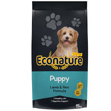 ECONATURE PLUS YAVRU KURU KÖPEK MAMASI (PUPPY) KUZU ETLİ 15KG
