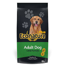 ECONATURE PLUS YETİŞKİN KURU KÖPEK MAMASI (ADULT DOG) KUZU ETLİ 15 KG