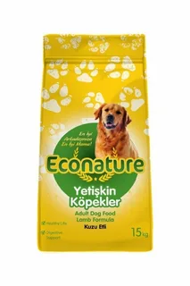 ECONATURE PLUS YETİŞKİN KURU KÖPEK MAMASI (ADULT DOG) KUZU ETLİ 15 KG