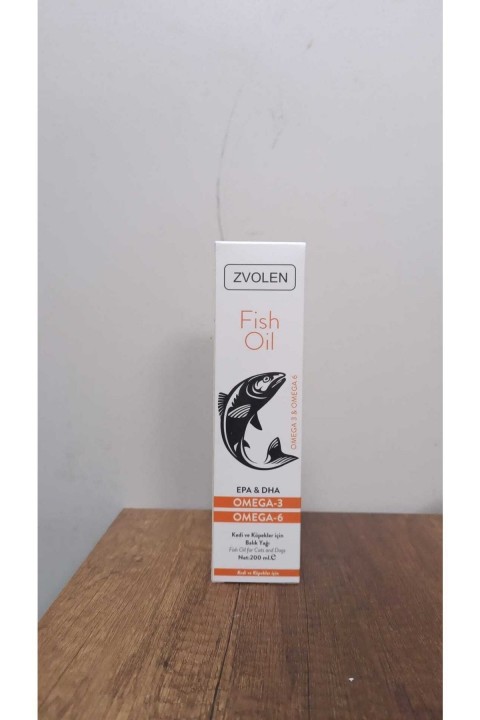 Fish Oil Omega 3-6 Kedi Ve Köpekler Için Balık Yağı 200 Ml