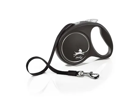 FLEXİ BLACK DESİGN L BEDEN SİYAH5MT ŞERİT TASMA