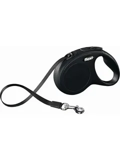 FLEXİ NEW CLASSİC M BEDEN SİYAH 5MT ŞERİT TASMA