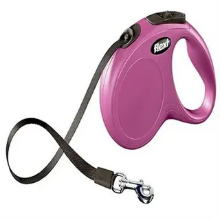 FLEXİ NEW CLASSİC S BEDEN PEMBE 5MT ŞERİT TASMA