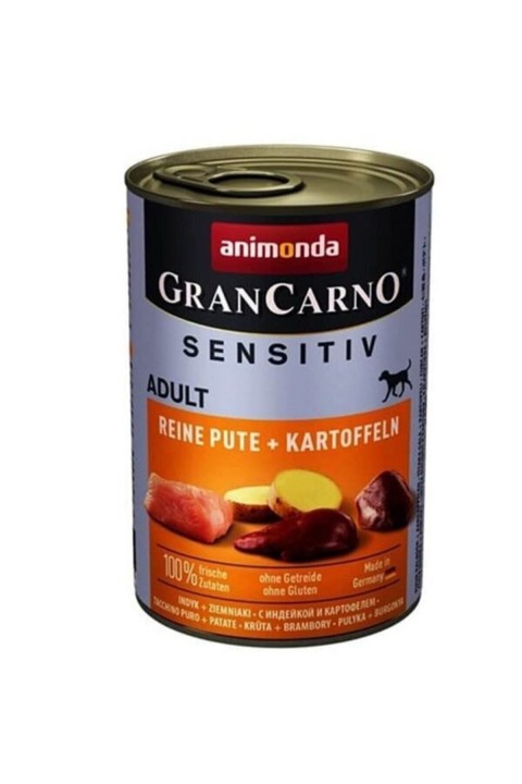 Gran Carno Sensitiv Hindili Patatesli Köpek Konservesi 400grx12 Ad