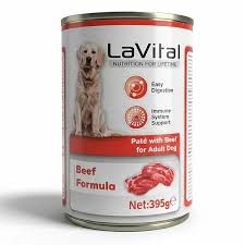 LAVİTAL YETİŞKİN YAŞ KÖPEK MAMASI (ADULT) SIĞIR ETLİ 395GR