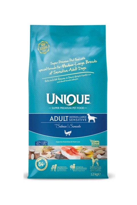 Medium Large Adult Somonlu Yetişkin Köpek Maması 12 kg