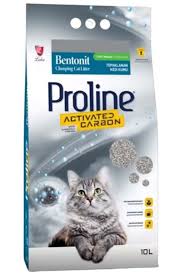 PROLİNE AKTİF KARBONLU BENTONİT KEDİ KUMU 10LT