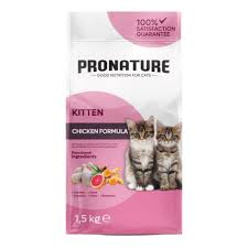 PRONATURE YAVRU KURU KEDİ MAMASI (DAİLY GROWTH) TAVUK ETLİ VE PİRİNÇLİ 1,5KG