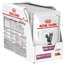 ROYAL CANİN CAT RENAL POUCH YAŞ MAMA TAVUKLU 12X85G