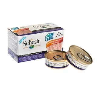 SCHESİR JELLY TON BALIĞI VE SIĞIR ETİ JÖLE İÇİNDE YETİŞKİN KEDİ KONSERVESİ MULTİPACK 6X50G
