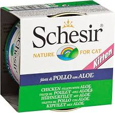 SCHESİR TAVUKLU VE ALOELİ YAVRU KEDİ KONSERVESİ 85G