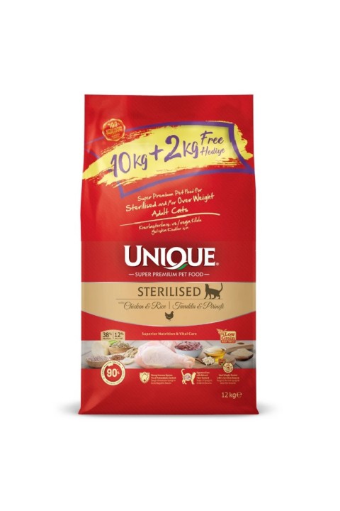 Steril Tavuklu Kedi Maması 10+2 Kg Hesaplı Paket