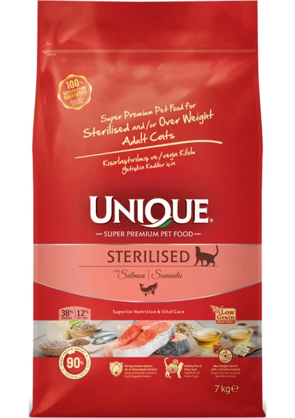 UNIQUE CAT STERİLİSED SOMONLU 7KG