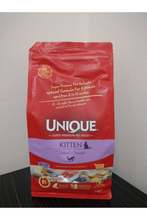Unıque Somonlu Yavru Kedi Maması 2 Kg