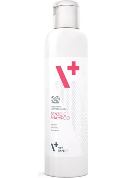 Vet Expert Expert Benzoik Shampoo Kedi ve Köpek Şampuanı 250 ml