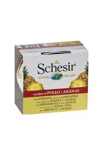 SCHESİR JELLY TAVUK VE ANANAS JÖLE İÇİNDE YETİŞKİN KÖPEK KONSERVESİ 150G