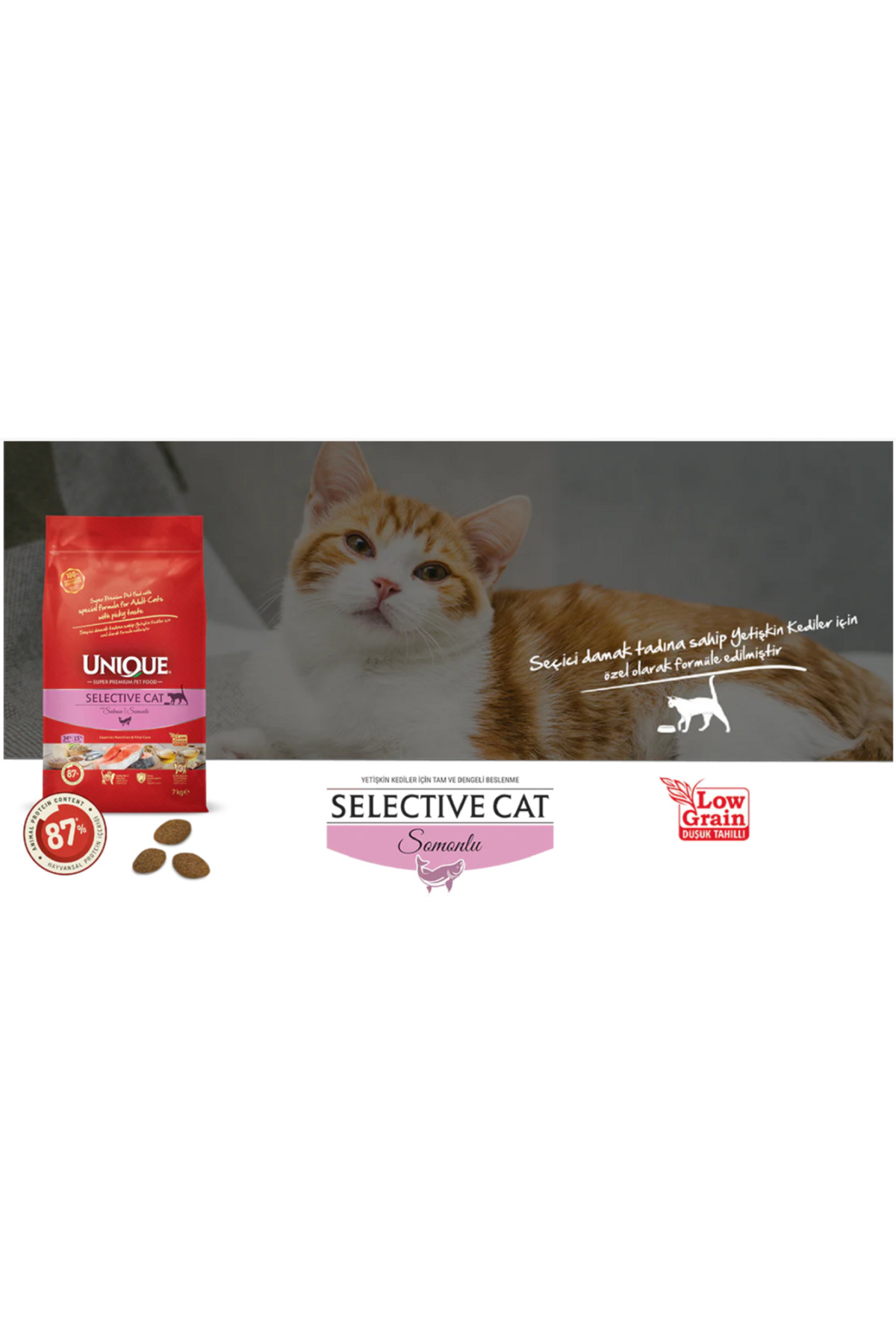 Selective (Seçici) Yetişkin Kedi Maması Somonlu 1,5 kg