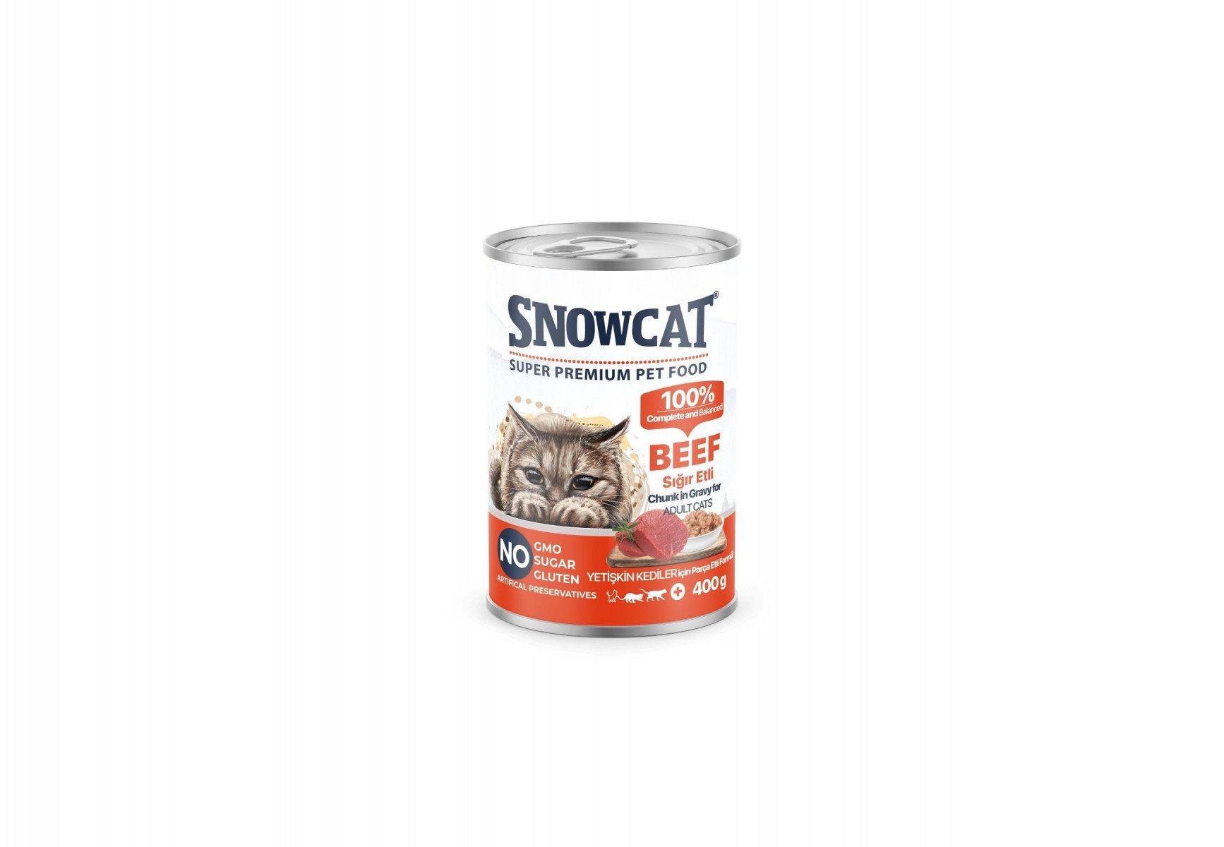SNOW CAT PREMİUM PARÇA SIĞIR ETLİ 400GR SNOW CAT PREMİUM PARÇA SIĞIR ETLİ 400GR
