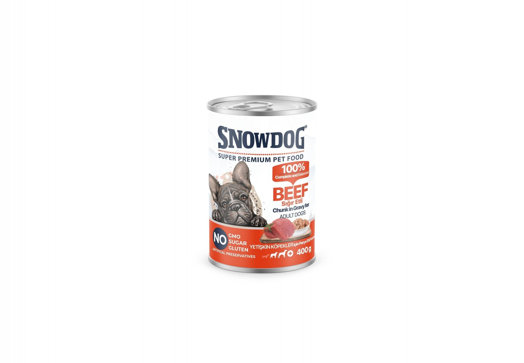 SNOW DOG PREMİUM PARÇA SIĞIR ETLİ 400GR SNOW DOG PREMİUM PARÇA SIĞIR ETLİ 400GR