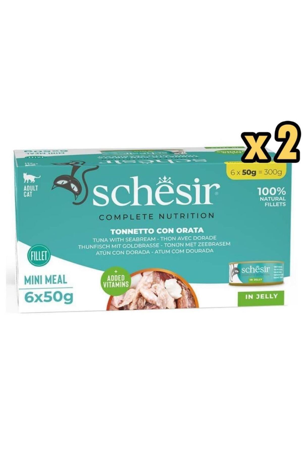 Tam ve Dengeli Ton Balığı ile Çipuralı Jöle İçinde Kedi Konservesi Multipack 6x50g x 2 Adet