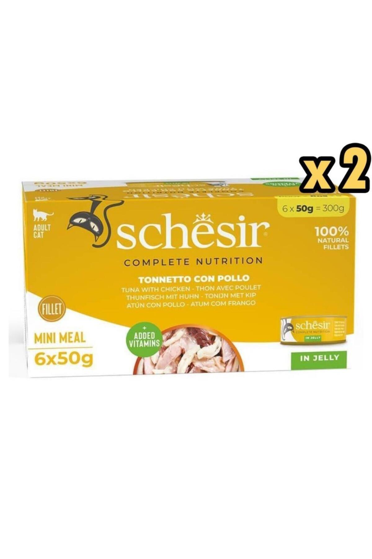 Tam ve Dengeli Ton Balığı ile Tavuklu Jöle İçinde Kedi Konservesi Multipack 6x50g x 2 Adet Tam ve Dengeli Ton Balığı ile Tavuklu Jöle İçinde Kedi Konservesi Multipack 6x50g x 2 Adet