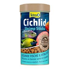 TETRA CİCHLİD SHRİMP STİCKS CİCHLİD ÇUBUK BALIK YEMİ - KARİDESLİ - 250ML