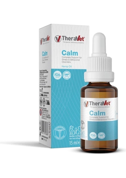 Theravet Calm (15ML) Kedi ve Köpek Sakinleştirici Theravet Calm (15ML) Kedi ve Köpek Sakinleştirici