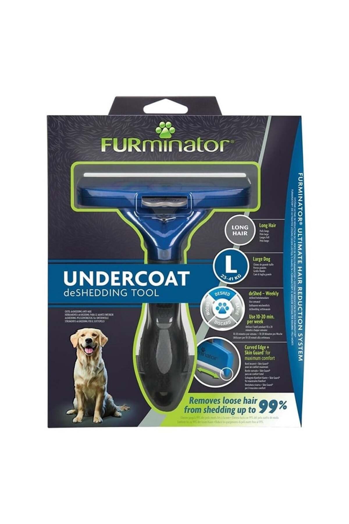 Uzun Tüylü Büyük Irk Köpek Tarağı Large